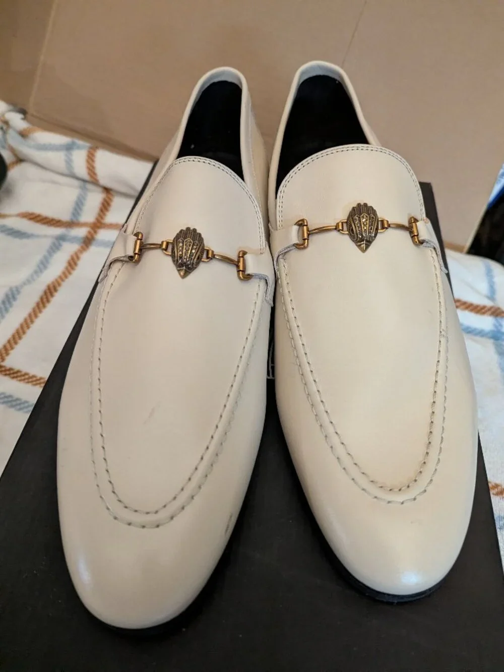 KURT GEIGER London Loafers Beige Mens Loafers Size 11